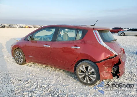 2015 Nissan Leaf S from USA, damaged, VIN 1N4AZ0CP4FC335276